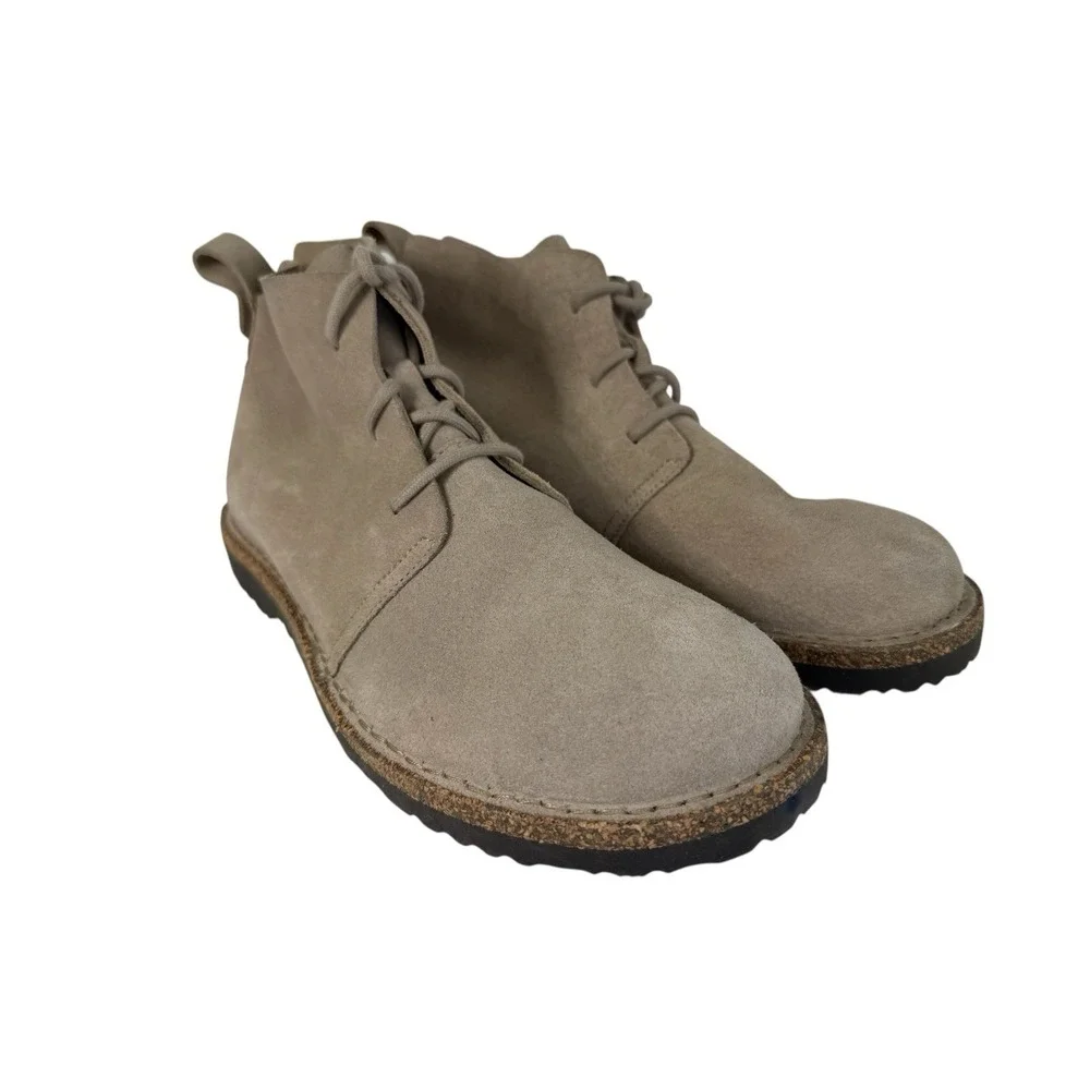 Birkenstock Uppsala Mid Chukka Boot Taupe Suede‎ Men's Size 9 No Box